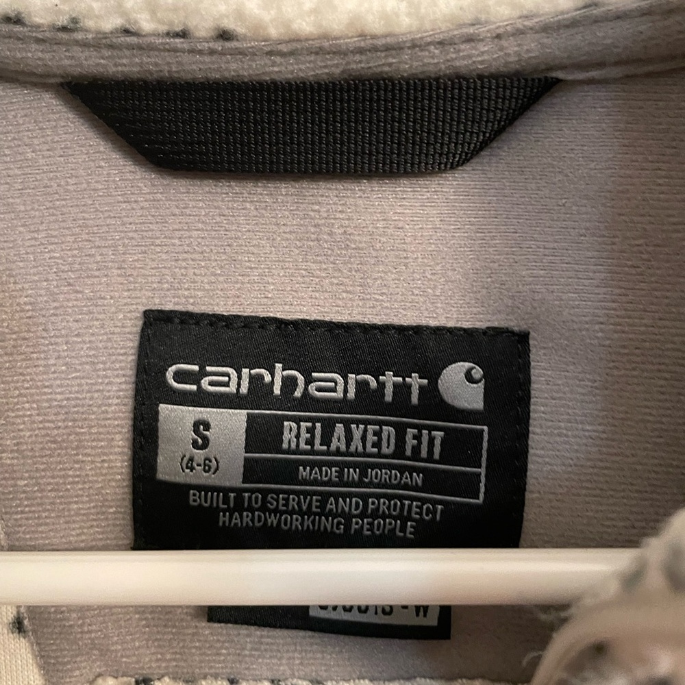 Carhartt Patterned Sherpa Zip Jacket - Picture 3 of 4